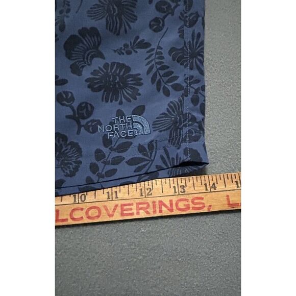 The North Face Men's Dk Blue Floral Print Swim Trunks Pockets No Liner XXL￼ - Picture 9 of 11